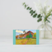 Paul Gauguin's beroemde schilderij uit het Tahitia Visitekaartje (Staand voorkant)