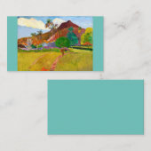 Paul Gauguin's beroemde schilderij uit het Tahitia Visitekaartje (Voorkant / Achterkant)