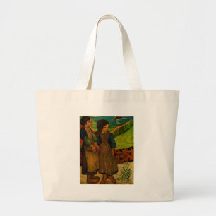 Paul Gauguins Breton Girls (1889) Grote Tote Bag