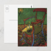 Paul Gauguin's stoel van Vincent van Gogh Briefkaart (Voorkant / Achterkant)