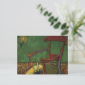 Paul Gauguin's stoel van Vincent van Gogh Briefkaart (Staand voorkant)