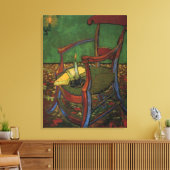 Paul Gauguin's stoel van Vincent van Gogh Canvas Afdruk (Insitu (Woonkamer))