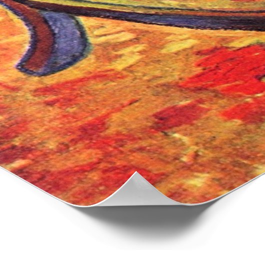 Paul Gauguin's stoel van Vincent van Gogh Poster (Hoek)