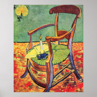 Paul Gauguin's stoel van Vincent van Gogh Poster