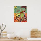 Paul Gauguin's stoel van Vincent van Gogh Poster (Keuken)