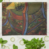 Paul Gauguin's stoel van Vincent van Gogh Theedoek (Gevouwen)