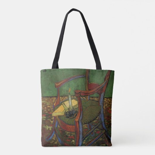 Paul Gauguin's stoel van Vincent van Gogh Tote Bag (Achterkant)