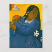 Paul Gauguin's Vrouw met een Mango (1892) Briefkaart (Voorkant)