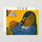 Paul Gauguin's Vrouw met een Mango (1892) Kaart (Voorkant / Achterkant)