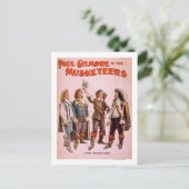 Paul Gilmore in de Musketeers Theatrical Briefkaart (Staand voorkant)
