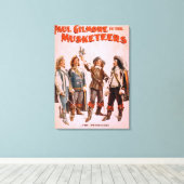 Paul Gilmore in de Musketeers Theatrical Canvas Afdruk (Insitu (Houten vloer))
