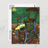 Paul Guaguin's stoel van Vincent van Gogh Briefkaart (Voorkant / Achterkant)