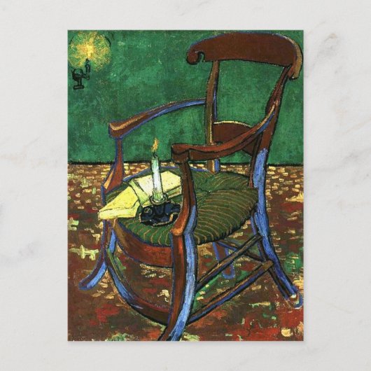 Paul Guaguin's stoel van Vincent van Gogh Briefkaart (Voorkant)