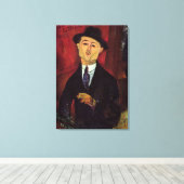 Paul Guillaume Novo Pilota, 1915 Canvas Afdruk (Insitu (Houten vloer))