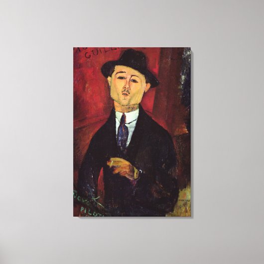 Paul Guillaume Novo Pilota, 1915 Canvas Afdruk (Voorkant)