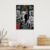 Paul-Gustave Fischer art - Kopenhagen Tram Poster (Keuken)