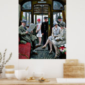 Paul-Gustave Fischer - Kopenhagen Tram Poster (Keuken)