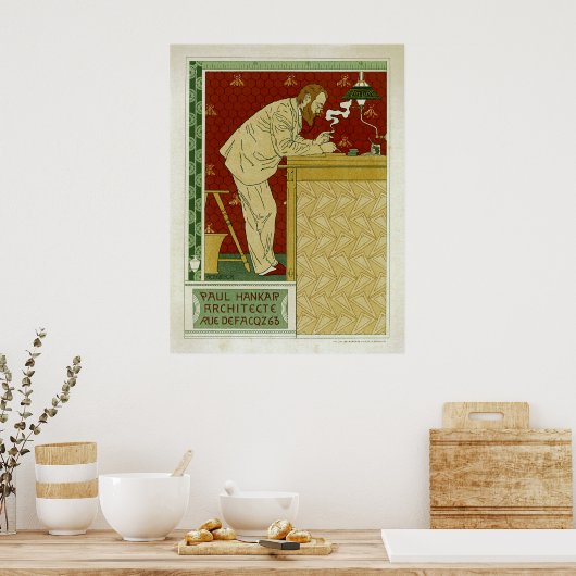 Paul Hankar, architect Poster (Keuken)