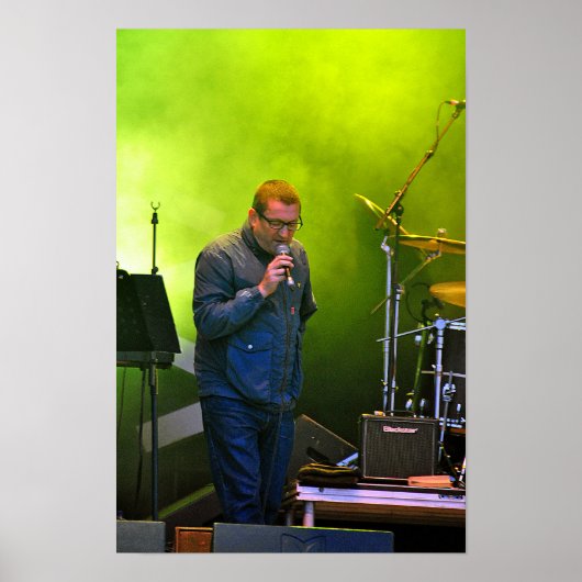 Paul Heaton treedt live op in concert Poster (Voorkant)