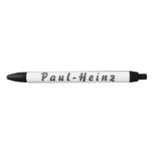 Paul-Heinz Kugelschreiber Zwarte Inkt Pen (Voorkant)