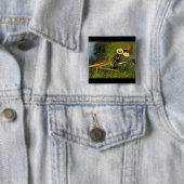Paul Helieu van John Singer Sargent Vierkante Button 5,1 Cm (In situ)