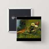 Paul Helieu van John Singer Sargent Vierkante Button 5,1 Cm (Voorkant /achterkant)