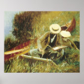 Paul Helleu Sketching, John Singer Sargent Poster (Voorkant)