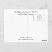 Paul Helleu Sketching met zijn Vrouw Briefkaart (Achterkant)