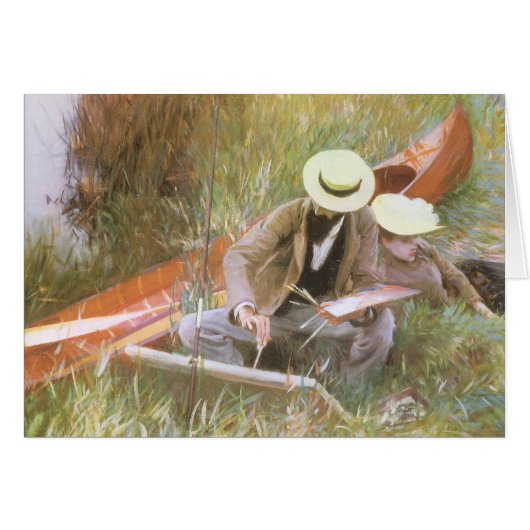 Paul Helleu Sketching met Zijn vrouw van JS Sargen (Voorkant Horizontaal)