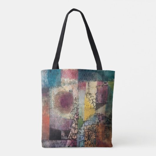 Paul Klee Abstract Art Cubism  Tote Bag (Achterkant)