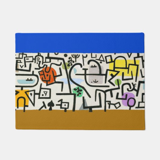 Paul Klee Abstract Expressionisme Rijke Haven Deurmat (Voorkant)