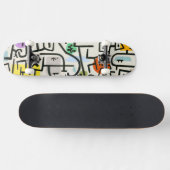 Paul Klee Abstract Expressionisme Rijke Haven Persoonlijk Skateboard (Horizontaal)