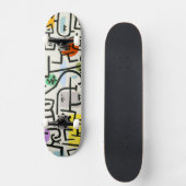 Paul Klee Abstract Expressionisme Rijke Haven Persoonlijk Skateboard (Voorkant)