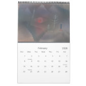 Paul Klee Abstract Geometric Kalender (Feb 2026)