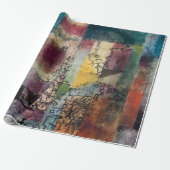 Paul Klee Abstract Kunst Meesterwerk Cadeaupapier (Uitgerold)