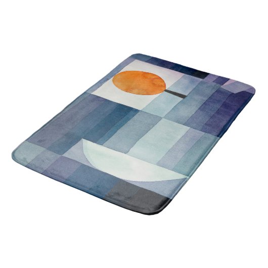 Paul Klee Abstract Tree Blue Painting Badmat (Gekanteld)