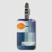 Paul Klee Abstract Tree Blue Painting Bagagelabel (Voorkant (verticaal))