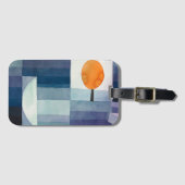 Paul Klee Abstract Tree Blue Painting Bagagelabel (Voorkant (horizontaal))