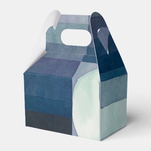 Paul Klee Abstract Tree Blue Painting Bedankdoosjes (Achterkant)