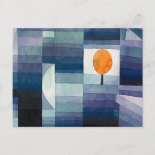Paul Klee Abstract Tree Blue Painting Briefkaart