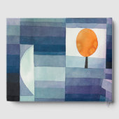 Paul Klee Abstract Tree Blue Painting Gastenboek (Achterkant)