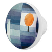 Paul Klee Abstract Tree Blue Painting Keramische Knop (Rechts)