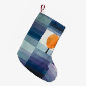 Paul Klee Abstract Tree Blue Painting Kleine Kerstsok (Voorkant (Hangend))