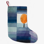 Paul Klee Abstract Tree Blue Painting Kleine Kerstsok (Voorkant)