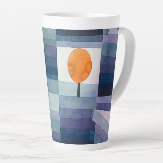 Paul Klee Abstract Tree Blue Painting Latte Mok (Rechterhoek)