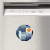 Paul Klee Abstract Tree Blue Painting Magneet (Insitu (Vaatwasser))