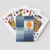 Paul Klee Abstract Tree Blue Painting Pokerkaarten (Achterkant)