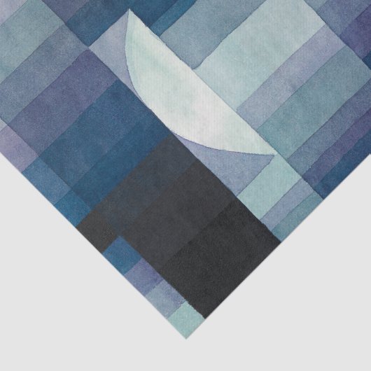 Paul Klee Abstract Tree Blue Painting Tissuepapier (Detail)