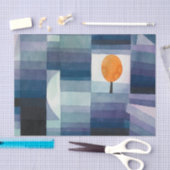 Paul Klee Abstract Tree Blue Painting Tissuepapier (Craft)