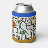 Paul Klee Abstracte Expressionist Rich Harbour Blikjeskoeler (Blikje Achterkant)